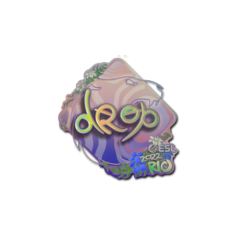 Sticker | drop (Holo) | Rio 2022 CS2 skin