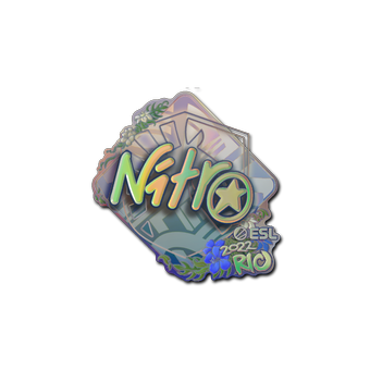 Sticker | nitr0 (Holo) | Rio 2022 CS2 skin