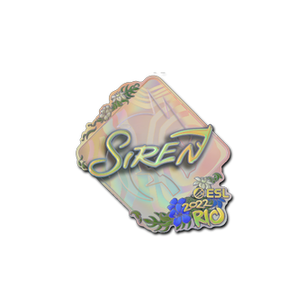 Sticker | S1ren (Holo) | Rio 2022 CS2 skin