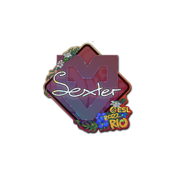 Sticker | dexter (Glitter) | Rio 2022 CS2 skin