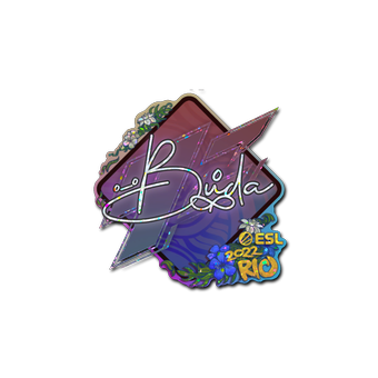 Sticker | BUDA (Glitter) | Rio 2022 CS2 skin