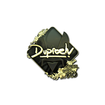 Sticker | dupreeh (Gold) | Rio 2022 CS2 skin