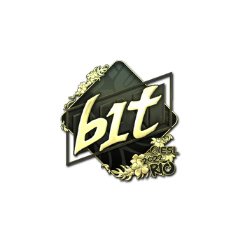 Sticker | b1t (Gold) | Rio 2022 CS2 skin