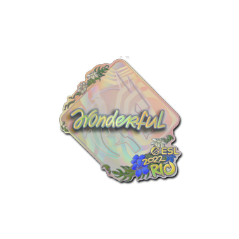 Sticker | w0nderful (Holo) | Rio 2022 CS2 skin