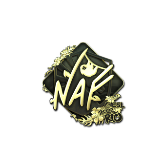 Sticker | NAF (Gold) | Rio 2022 CS2 skin