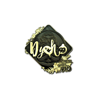 Sticker | Dycha (Gold) | Rio 2022 CS2 skin