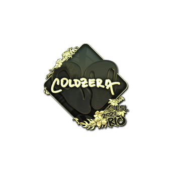 Sticker | coldzera (Gold) | Rio 2022 CS2 skin