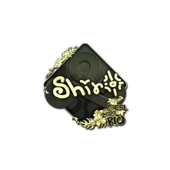 Sticker | sh1ro (Gold) | Rio 2022 CS2 skin