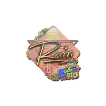 Sticker | rain (Holo) | Rio 2022 CS2 skin