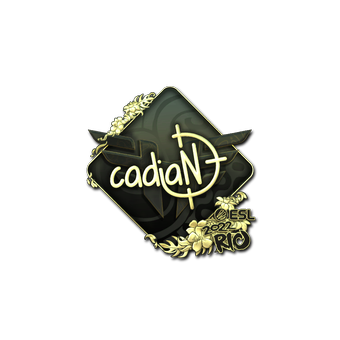 Sticker | cadiaN (Gold) | Rio 2022 CS2 skin