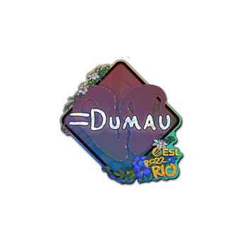 Sticker | dumau (Glitter) | Rio 2022 CS2 skin