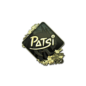 Sticker | Patsi (Gold) | Rio 2022 CS2 skin