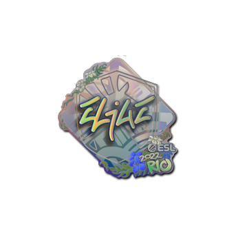 Sticker | EliGE (Holo) | Rio 2022 CS2 skin