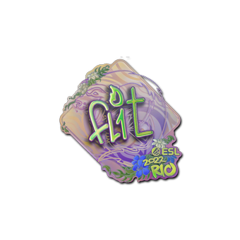 Sticker | FL1T (Holo) | Rio 2022 CS2 skin