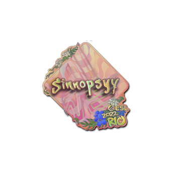 Sticker | sinnopsyy (Holo) | Rio 2022 CS2 skin