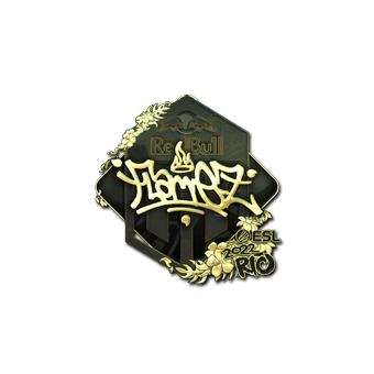 Sticker | FlameZ (Gold) | Rio 2022 CS2 skin