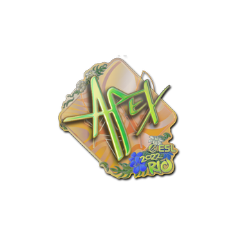 Sticker | apEX (Holo) | Rio 2022 CS2 skin