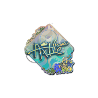 Sticker | Ax1Le (Holo) | Rio 2022 CS2 skin