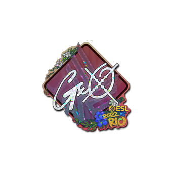 Sticker | gxx- (Glitter) | Rio 2022 CS2 skin