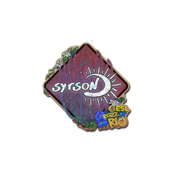 Sticker | syrsoN (Glitter) | Rio 2022 CS2 skin