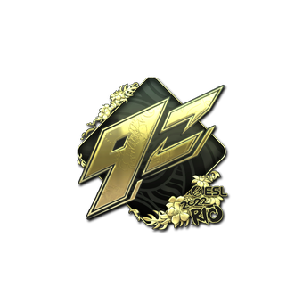 Sticker | 9z Team (Gold) | Rio 2022 CS2 skin