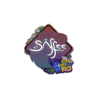 Sticker | saffee (Glitter) | Rio 2022 CS2 skin