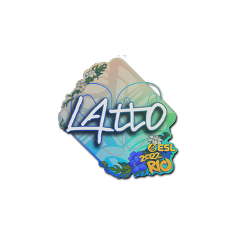 Sticker | latto | Rio 2022 CS2 skin