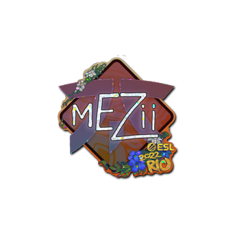 Sticker | mezii (Glitter) | Rio 2022 CS2 skin