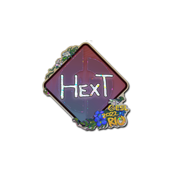 Sticker | HexT (Glitter) | Rio 2022 CS2 skin