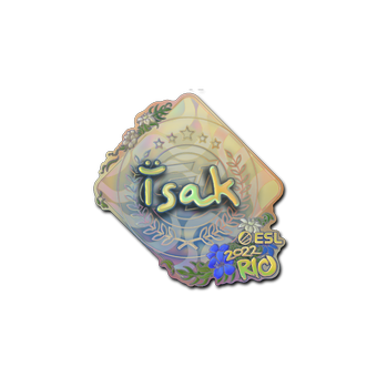Sticker | isak (Holo) | Rio 2022 CS2 skin