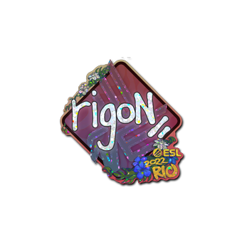 Sticker | rigoN (Glitter) | Rio 2022 CS2 skin