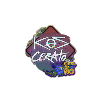 Sticker | KSCERATO (Glitter) | Rio 2022 CS2 skin