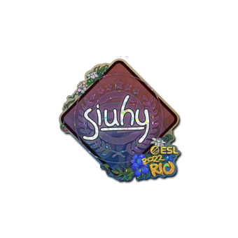 Sticker | siuhy (Glitter) | Rio 2022 CS2 skin
