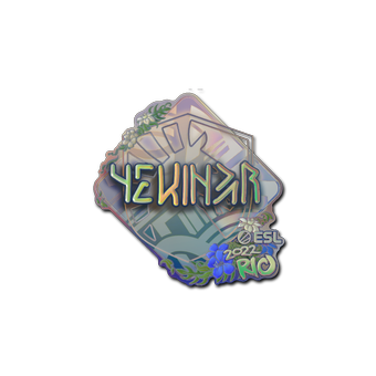 Sticker | YEKINDAR (Holo) | Rio 2022 CS2 skin