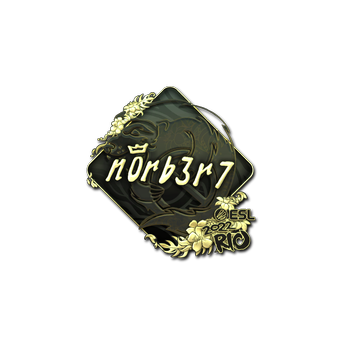 Sticker | n0rb3r7 (Gold) | Rio 2022 CS2 skin