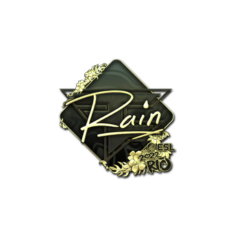 Sticker | rain (Gold) | Rio 2022 CS2 skin