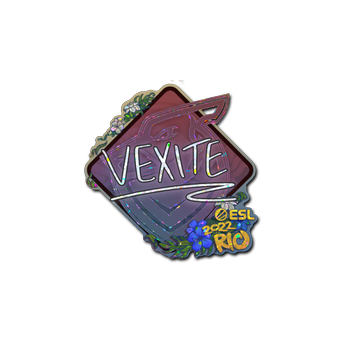 Sticker | vexite (Glitter) | Rio 2022 CS2 skin