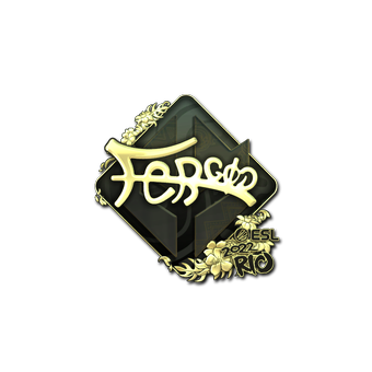 Sticker | fer (Gold) | Rio 2022 CS2 skin