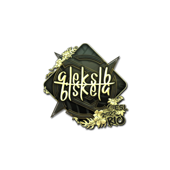 Sticker | Aleksib (Gold) | Rio 2022 CS2 skin