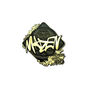 Sticker | maden (Gold) | Rio 2022 CS2 skin