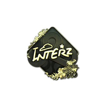 Sticker | interz (Gold) | Rio 2022 CS2 skin