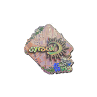 Sticker | syrsoN (Holo) | Rio 2022 CS2 skin