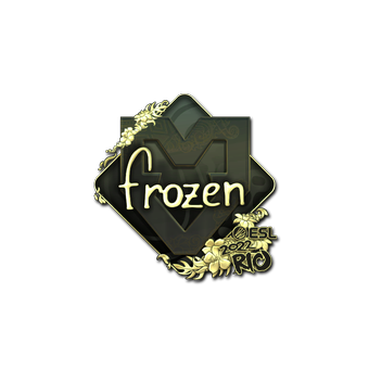 Sticker | frozen (Gold) | Rio 2022 CS2 skin