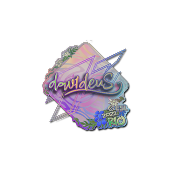 Sticker | dav1deuS (Holo) | Rio 2022 CS2 skin