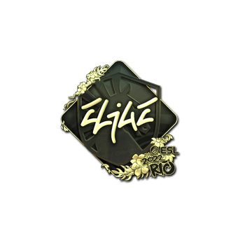 Sticker | EliGE (Gold) | Rio 2022 CS2 skin