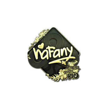 Sticker | nafany (Gold) | Rio 2022 CS2 skin