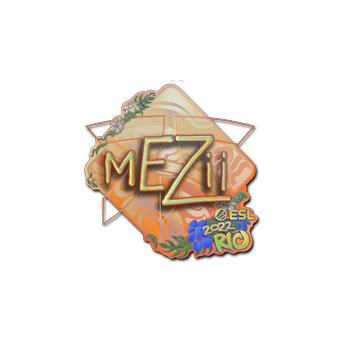 Sticker | mezii (Holo) | Rio 2022 CS2 skin