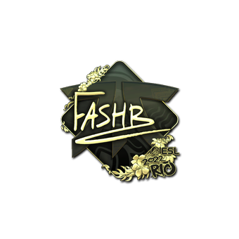 Sticker | FASHR (Gold) | Rio 2022 CS2 skin