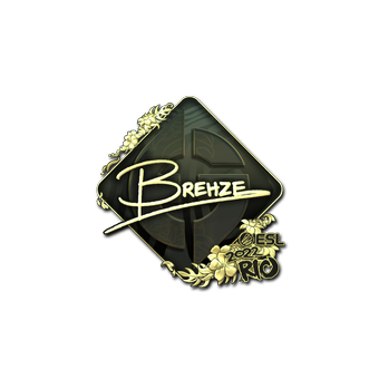 Sticker | Brehze (Gold) | Rio 2022 CS2 skin