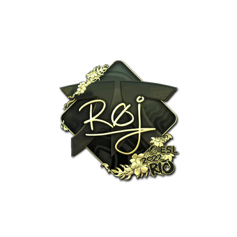 Sticker | roeJ (Gold) | Rio 2022 CS2 skin
